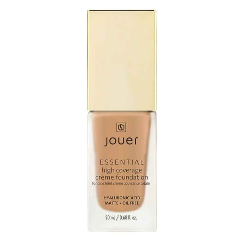 JOUER Essential High Coverage Creme Foundation Matte Oil-Free CINNAMON Longwear